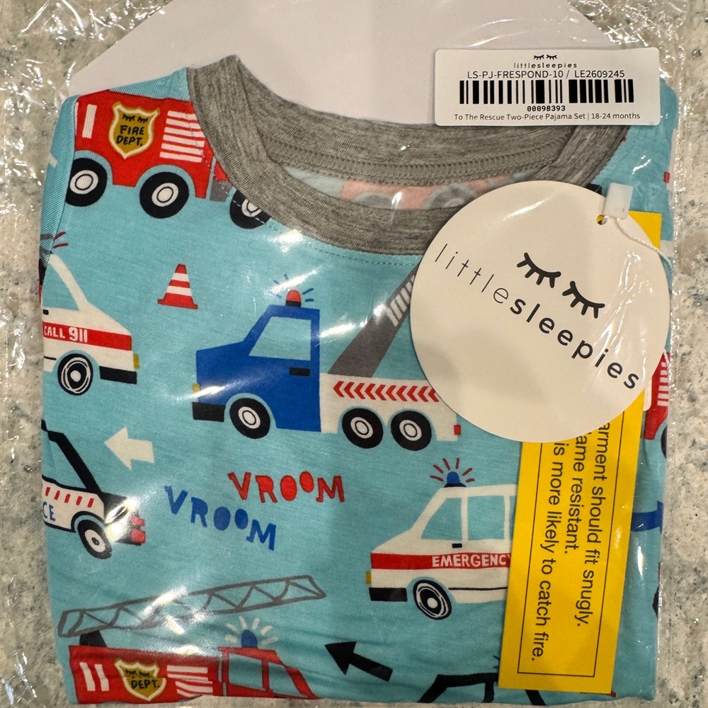 Little Sleepies To the Rescue Pajama Set